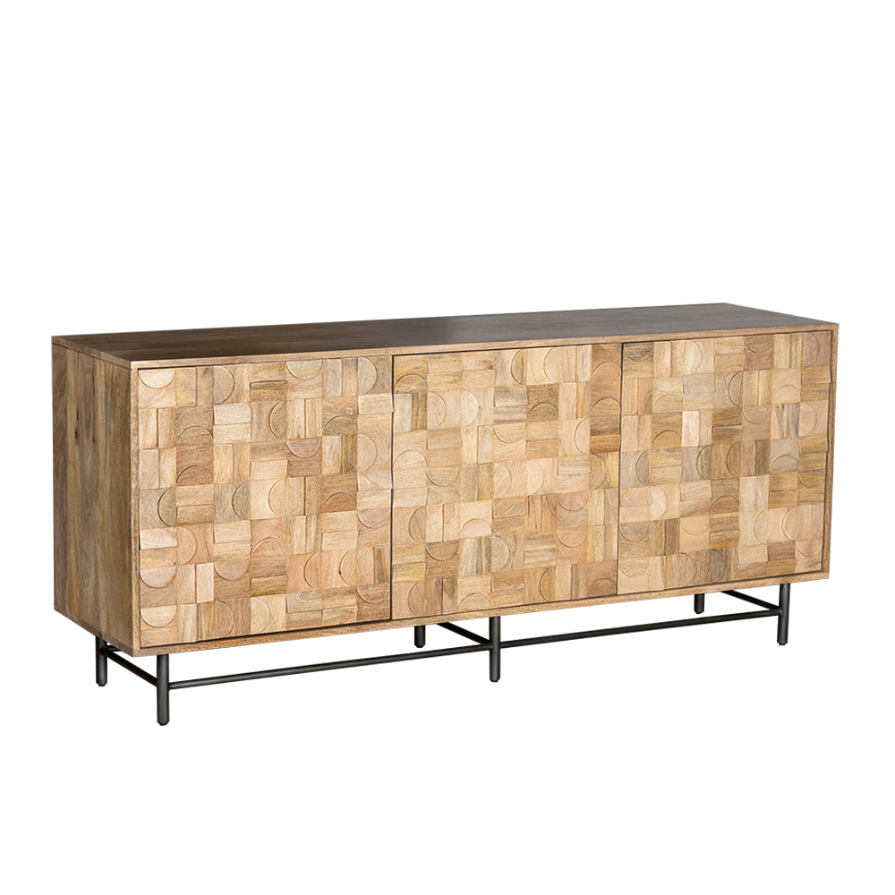 05-0574-nexjV-first-_1 Cyclos Μπουφες 3πορτες Φυσικο 172x45x75cm - Image 1