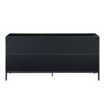 Blackbird Μπουφες 2πορτες 3συρταρια Riviera Oak Μαυρο 150x40x75.5cm - Image 6
