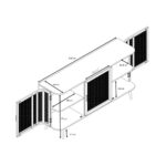 Monmarte Μπουφες Φυσικο 150x39x77cm - Image 5
