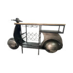 Scooter Κονσολα Bar Gunmetal Φυσικο 179x54x100cm - Image 2