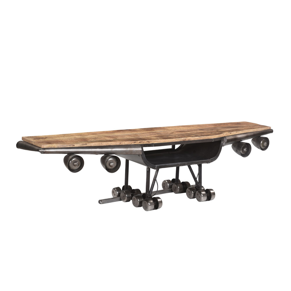 05-0742-brz0p-first-_1 Wings TV Stand Gunmetal Φυσικο 188x44x44cm - Image 1
