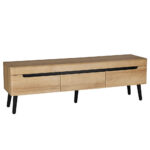 Grif TV Stand Φυσικο 160x40x50cm