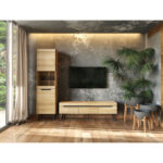 Grif TV Stand Φυσικο 160x40x50cm - Image 2