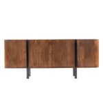 Terra Nova Μπουφες 4πορτες Καρυδι Λευκο Μαρμαρο 180x40x76cm - Image 4