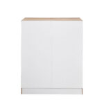 Practico Συρταριερα 4συρταρια Φυσικο Λευκο 80x40x99cm - Image 4