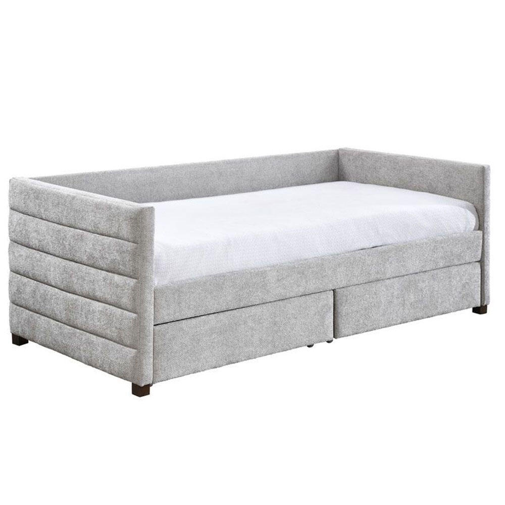 09-2036-pd09e-first-_1 Sueno Καναπες Κρεβατι (Για Στρωμα 90x190cm) Γκρι Ανοιχτο 209x99.5x76cm - Image 1