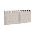 Hang Μαξιλαρι Κεφαλαριου Set 2τεμ Off White 16-950 70x10x50cm