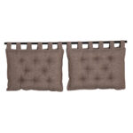Hang Μαξιλαρι Κεφαλαριου Set 2τεμ Γκρι Καφε 20-914 70x10x50cm - Image 5