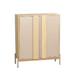 Cappuccino Κομοτα-Παπουτσοθηκη 2πορτες 3ραφια Sonoma Latte 84.4x36.5x97cm