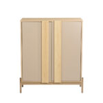 Cappuccino Κομοτα-Παπουτσοθηκη 2πορτες 3ραφια Sonoma Latte 84.4x36.5x97cm - Image 2