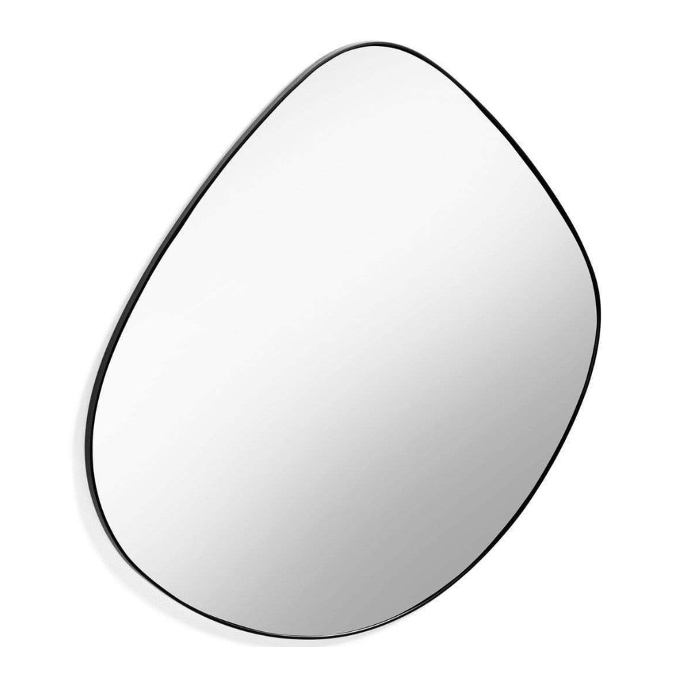 11-0429-bun2C-first-_1 Ovo 67 Καθρεπτης Τοιχου Μαυρο 60x67cm - Image 1