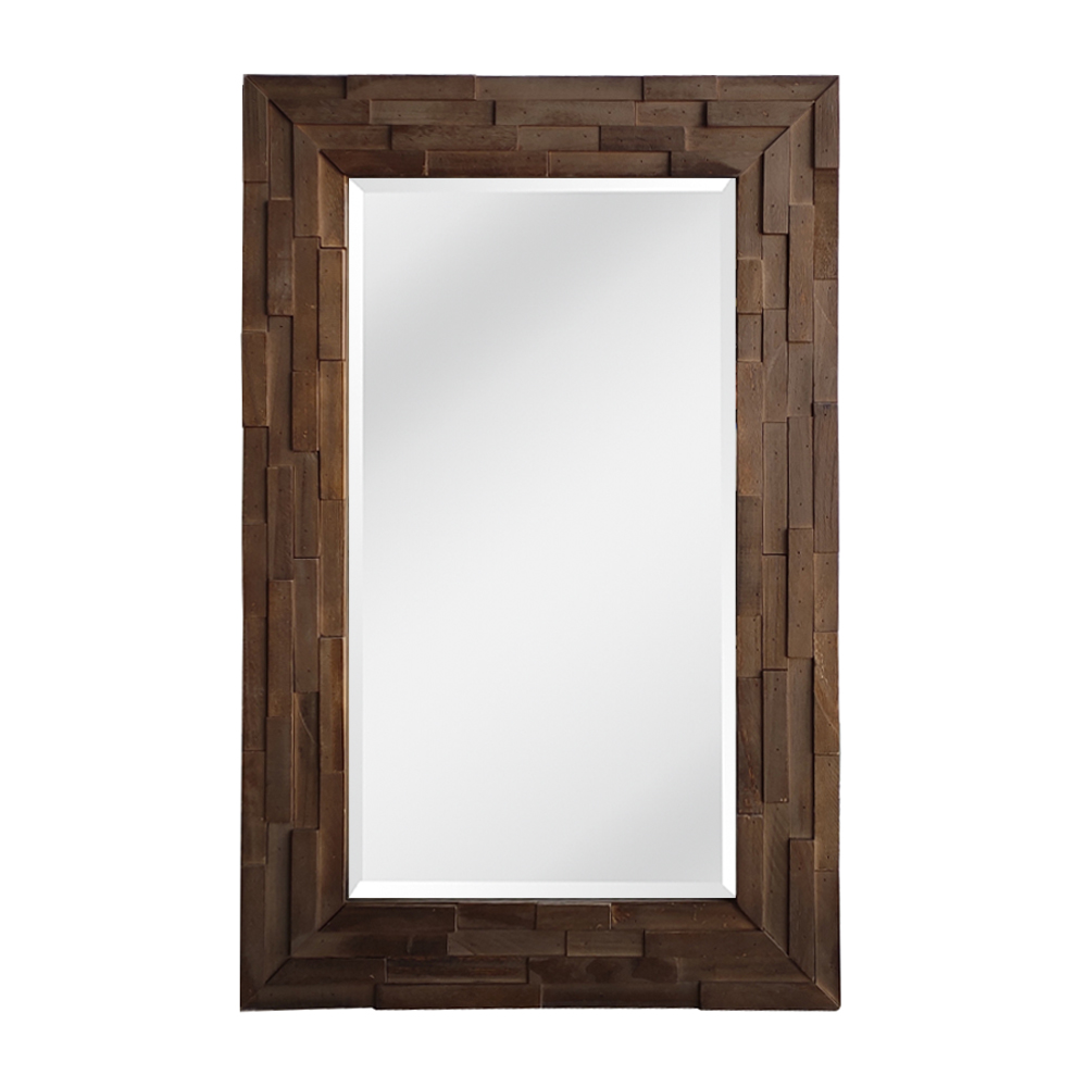 11-0465-GBRtL-first-_1 Woody Καθρεπτης Τοιχου Καφε 70x110cm - Image 1
