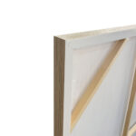 Calme Πινακας Διακοσμητικος Με Κορνιζα 80x120x4cm Καμβας Μπλε Μπεζ Ξυλο - Image 5