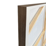 Rota Πινακας Διακοσμητικος Με Κορνιζα 80x120x4cm Καμβας Γκρι Εκαι Ξυλο - Image 4
