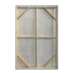 Linee Πινακας Διακοσμητικος Με Κορνιζα 80x120x4cm Καμβας Εκαι Γκρι Ανοιχτο Ξυλο - Image 5