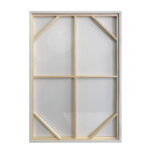 Terra Πινακας Διακοσμητικος Με Κορνιζα 80x120x4cm Καμβας Μπεζ Καφε Ξυλο Λευκο - Image 5