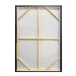 Skive Πινακας Διακοσμητικος Με Κορνιζα 80x120x4cm Καμβας Lemon Γκρι Ξυλο Μαυρο - Image 5