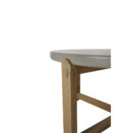 Ubud Coffee Table Cement Φυσικο Σκουρο 81x81x40cm - Image 2