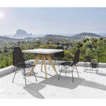 Terrazzo Τραπεζι Terrazzo 90x90x74.5cm - Image 2