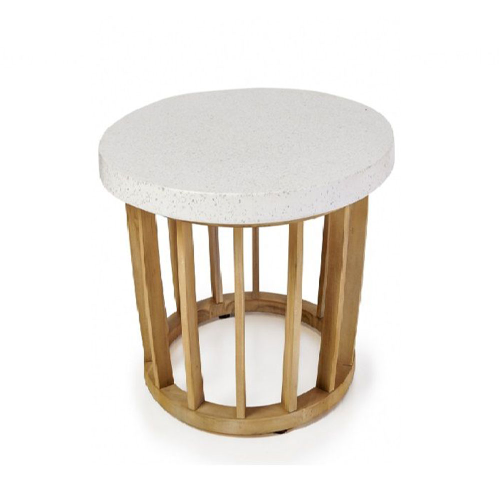 22-0141-yZfeB-first-_1 Ithaka Side Table Φυσικο 50x50x53cm - Image 1
