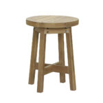 Anasa Side Table Φυσικο 40x40x48cm