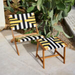 Verano Σκαμπο Multicolor Φυσικο 45x40x40cm - Image 3