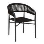 Scorpion Καρεκλα Μαυρο 56x57.5x76cm