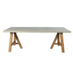 Eresos Τραπεζι Cement Ανοιχτο 200x100x76cm - Image 2
