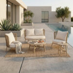 Lanai Coffee Table Φυσικο 80x80x38cm - Image 2