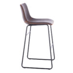 Nuevo XL Σκαμπο Bar Καφε Antique Washed Μαυρο 47x57x100cm - Image 4