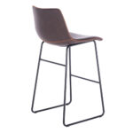 Nuevo XL Σκαμπο Bar Καφε Antique Washed Μαυρο 47x57x100cm - Image 5