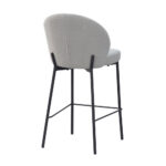 Lune Σκαμπο Bar Γκρι 48x53.5x95.5cm - Image 3