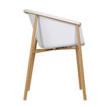 Carina Καρεκλα Λευκο 59x57x80cm - Image 4