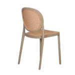 Ratti Καρεκλα Latte Φυσικο 41.5x52x84cm - Image 3