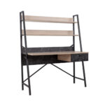 Atrium Γραφειο 1συρταρι Sonoma Μαυρο Πετρα 125x55x150