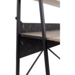 Atrium Γραφειο 1συρταρι Sonoma Μαυρο Πετρα 125x55x150 - Image 4