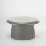 Rivva Coffee Table Γκρι 70x70x39cm