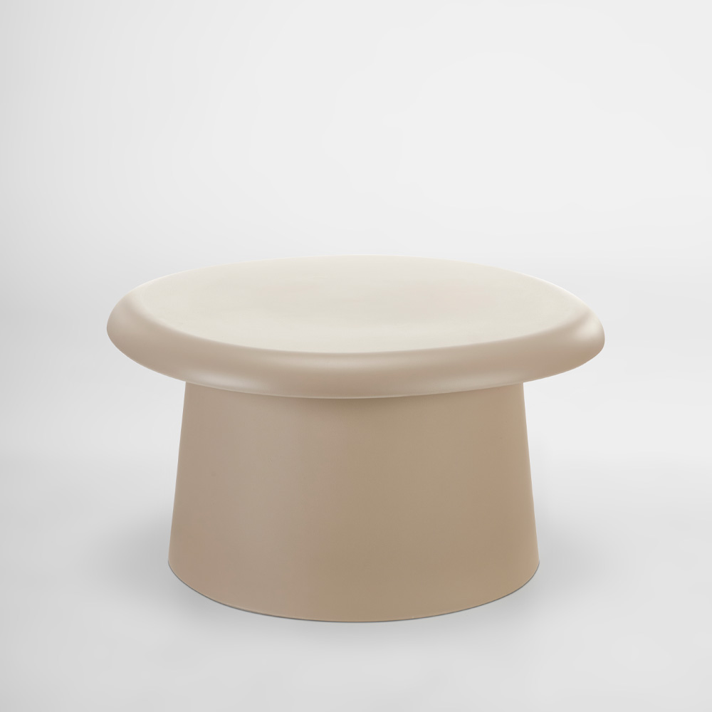 54-0018-NbtPF-first-_1 Rivva Coffee Table Sand Beige 70x70x39cm - Image 1