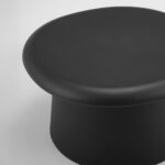 Rivva Coffee Table Μαυρο 70x70x39cm - Image 3