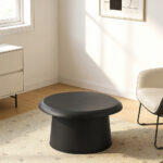 Rivva Coffee Table Μαυρο 70x70x39cm - Image 4