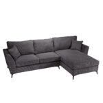 Boel Καναπες Γωνια Δεξια Γκρι Lincoln 90 280x170x92cm - Image 3