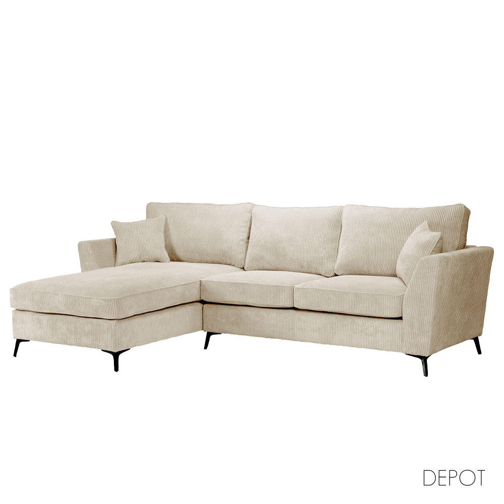 71-0126-NrzCp-first-_1 Boel Καναπες Γωνια Αριστερη Beige Lincoln 03 280x170x92cm - Image 1