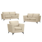Boel Πολυθρονα Beige Bergamo 24 96x86x92cm - Image 5