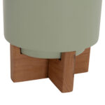Σετ 3 Γλαστρες Με Teak Βασεις Tanti HM4685 Fiber Cement Σε 3 Χρωματα - Image 10