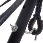Αιωρα Crave HM6304.01 Ανθρακι Μεταλλικος Σκελετος-Σκουρο Γκρι Υφασμα 265x93x105υεκ - Image 5
