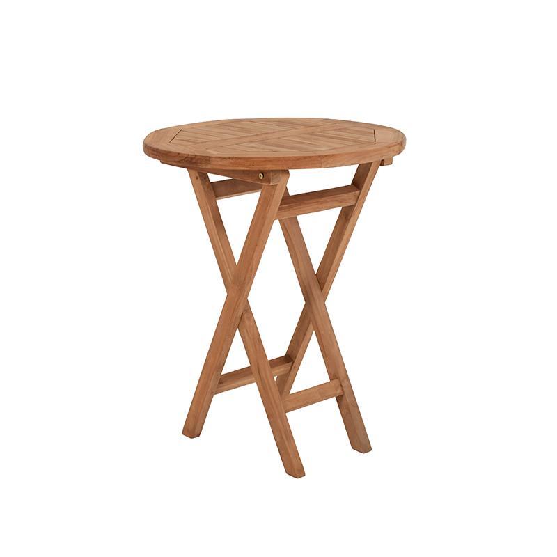 anadiploymeno-stroggylo-trapezi-kipoy-fylliana-winston-masif-xylo-teak-fysiko-chroma-70x75ek1731071418 Στρογγυλο Τραπεζι Κηπου Fylliana Winston Μασιφ Ξυλο Τεακ Φυσικο Χρωμα 70x75εκ - Image 1