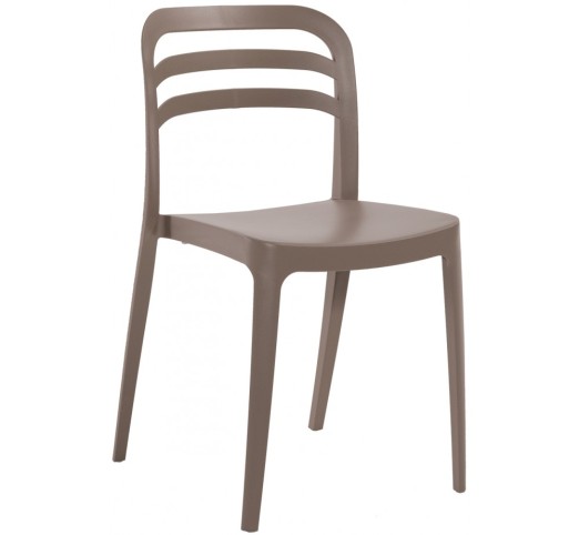 aspen-karekla-polypropylene-699-001 Aspen Kαρέκλα Πολυπροπυλενίου Desert brown - Image 1