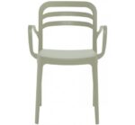 Aspendos Πολυθρόνα Πολυπροπυλενίου Sage green - Image 2