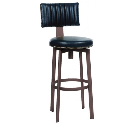 avery-metalliko-skampo-bar-1030-28475 Avery Brown Σκαμπό Μπαρ Μεταλλικό - Image 1
