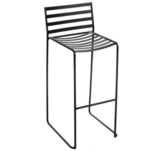 avf521-metalliko-skampo-bar-16241-66155 AVF521 Black Σκαμπό Μπαρ Μεταλλικό - Image 1